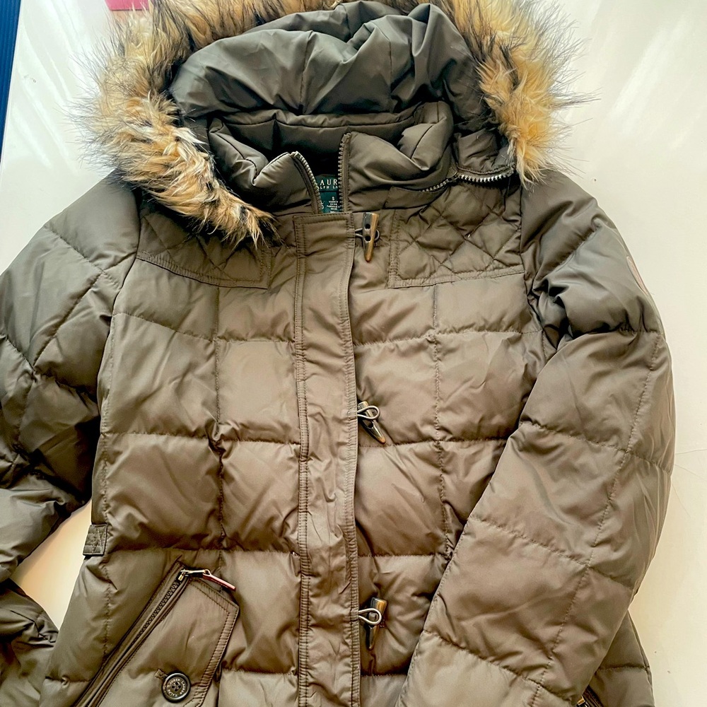 Ralph Lauren hooded down coat
